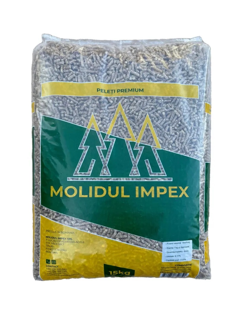 Peleti Molidul Impex A1, 65 vreća po 15 kg